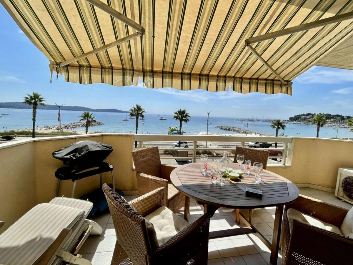 Superbe Apt 2P Front De Mer Pour 4 Pers Avec Terrasse - Cavalaire-Sur-Mer - Fr-1-226B-162 Luaran gambar